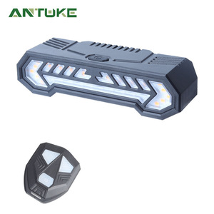 Luz trasera inteligente para bicicleta, luz de freno Led con 4 modos, correas de plástico impermeables IpX4, soporte para bicicleta de montaña, conducción al aire libre - Product Image 3