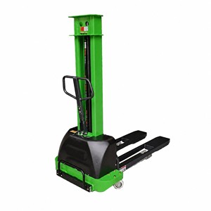 Gerbeur Auto-chargeant Semi-électrique 1000kg Moteur 1.6kW 45Ah Poussée Manuelle <span class=keywords><strong>pour</strong></span> Livraison Entrepôt - Product Image 1