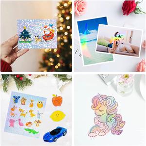 Etiquetas Holográficas de Vinilo Impermeables A4, <span class=keywords><strong>Papel</strong></span> Adhesivo para Impresoras Láser e Inyección de Tinta, Holograma Removible, <span class=keywords><strong>Papel</strong></span> <span class=keywords><strong>Autoadhesivo</strong></span> A4 - Product Image 5
