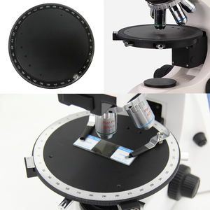 OPTO-EDU A15.2601-RTT三眼倍率40X〜500X透過光6V20Wハロゲンランプ偏光顕微鏡 - Product Image 4