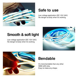 Tira de Luz LED Flexible COB, 320 LED/M, 8 mm, 3000k, 4000k, 6500k, Regulable - Product Image 2