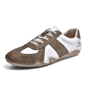 Zapatillas Retro Estilo Alemán para Hombre Tallas Grandes, Cosidas a Mano, Suela Octopus, Zapatos de Conducir, <span class=keywords><strong>Mocasines</strong></span> Casuales - Product Image 1
