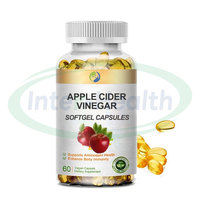 Vinaigre de cidre biologique halal pour brûler les graisses, complément alimentaire pour les cheveux, capsules molles de vinaigre de cidre en vrac pour la minceur