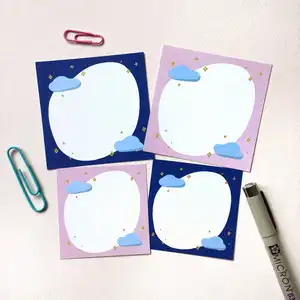 manufacture customized sticky reading notes memo pad personal set