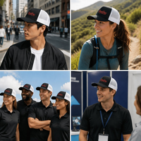 Casquettes de baseball ajustables à 5 panneaux vierges, unisexe, mode décontractée, 100 % coton, support OEM ODM, service de broderie de logo personnalisé