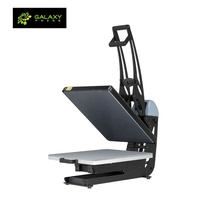Máquina de Transferencia de Calor Plana Galaxy Press, Sistema Ramlock Ramspin, Máquina de Prensa de Calor 15X15 16X20, Impresión Automática de Camisetas