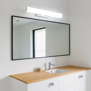Lampe murale LED chromée noire pour hôtel, éclairage miroir IP44, éclairage mural de salle de bain pour galerie d'images, éclairage de tableaux - Product Image 4