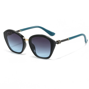 New Fashion Trend Ladies Outdoor Travel Show Uv Protection Polygon <b>Large</b> <b>Frame</b> Color Sunglasses - Product Image 2