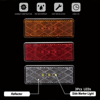 Luces LED Impermeables de Posición Delantera/Trasera de 10-30V para Autobús/Remolque/Camión