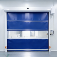 Automatisches Hochgeschwindigkeits-PVC-Rolltor-System mit flexiblem Vorhang für industrielle Lagerhallen, Reinräume und Durchgänge