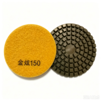 Disque de polissage diamanté JX-6 de 4 pouces, épaisseur 6 mm, grain 30-3000, super tranchant, à liaison résineuse, pour équipement de polissage de sols durs en émeri
