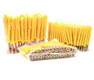Fabricant de fixations : Chevilles d'expansion murales en nylon jaune M6, M8, M10 - Product Image 3