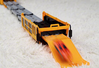 Diecast mainan mobil, Super besar lipat plastik penyimpanan Bus 6 Mini Aloi mobil kaya aksesoris hadiah SEMPURNA UNTUK