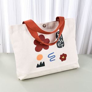 DLBZ Hot Sale Customized Bulk Flower Pattern <b>Large</b> Capacity Fashion Canvas Tote <b>Bag</b> for Shopping - Product Image 2
