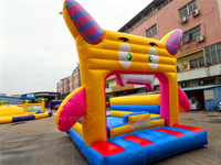 Parcours d'obstacles gonflable géant commercial pour événements, festivals, entreprises de location et divertissement familial
