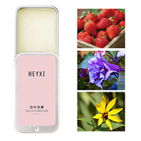 Baume de parfum solide pour le corps naturel de longue durée de marque privée personnalisé étui portable parfum solide