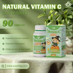 Tabletas Masticables de Vitamina C de Alta Calidad, 200 mg, Apoyo Diario para el Bienestar de Profesionales Ocupados, en Stock, OEM, ODM, Suplementos de Naranja - Product Image 2