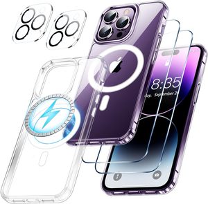 5 in 1 per <span class=keywords><strong>iPhone</strong></span> 16 Plus 16 Pro Max <span class=keywords><strong>Cover</strong></span> del telefono con 2 schermo protezione vetro temperato pellicola 2 protettore obiettivo della <span class=keywords><strong>fotocamera</strong></span> - Product Image 1