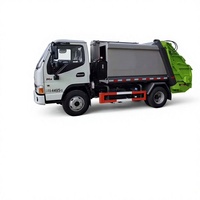 Camion Compacteur de Déchets 4x2 Direct Usine 3m³ – Camion de Collecte des Déchets Compressé pour l'Assainissement Urbain