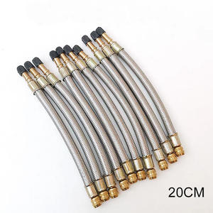 Adaptadores de Extensión de Válvula de Neumático de Alambre Trenzado Flexible de Acero Inoxidable - Product Image 4