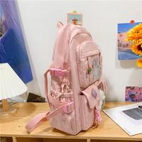 Marksman 2024 nueva moda estilo coreano Kawaii mochila de gran capacidad mochila escolar barata para chicas universitarias