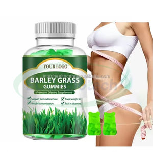 Ausreson Barley Grass Gummies OEM Suplemento Vitamina C Dietética Orgánica Barley Grass Gummies - Product Image 2