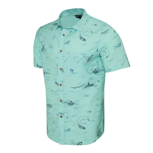 Camisa de pesca personalizada con lentejuelas, de poliéster Dry Fit, con bolsillo estilo vaquero, protección solar SPF 50, con botones, para otoño - Product Image 5