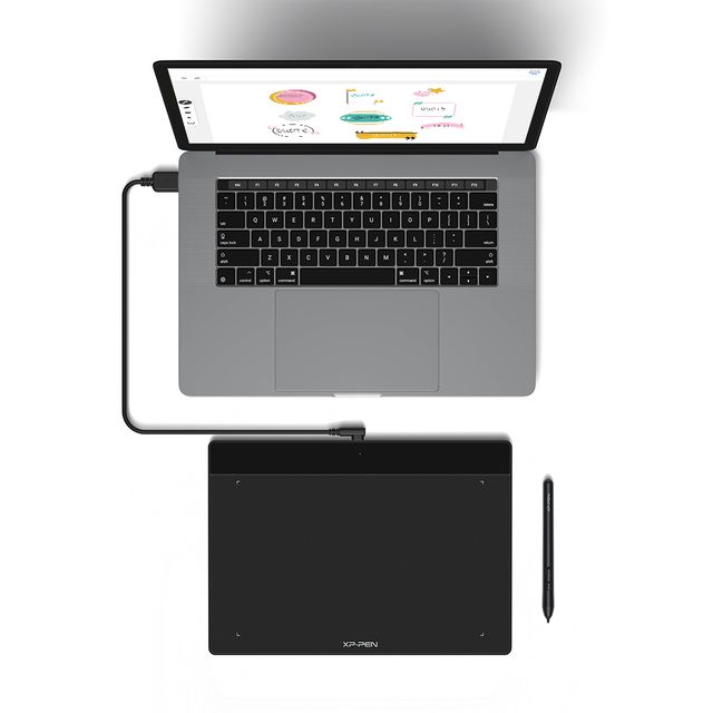 XP-PEN New Product Deco Fun L Digital Signature Pen Pad Drawing Device Graphic Tablet