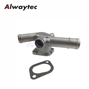 Boîtier <span class=keywords><strong>de</strong></span> thermostat en alliage d'aluminium, bride <span class=keywords><strong>de</strong></span> tuyau <span class=keywords><strong>de</strong></span> <span class=keywords><strong>liquide</strong></span> <span class=keywords><strong>de</strong></span> <span class=keywords><strong>refroidissement</strong></span>, radiateur pour VW <span class=keywords><strong>Golf</strong></span> Jetta 2.0 L4 99-06 06A 121 133D 06A121133D - Product Image 1