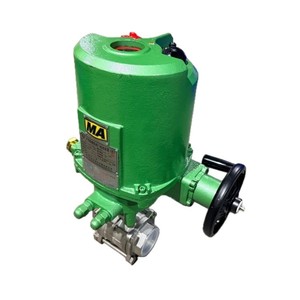 Vanne à boisseau sphérique électrique antidéflagrante Jiangsu Coal Science Technology Mining MKQ941F-40C DN40 AC127V à commande PLC - Product Image 1