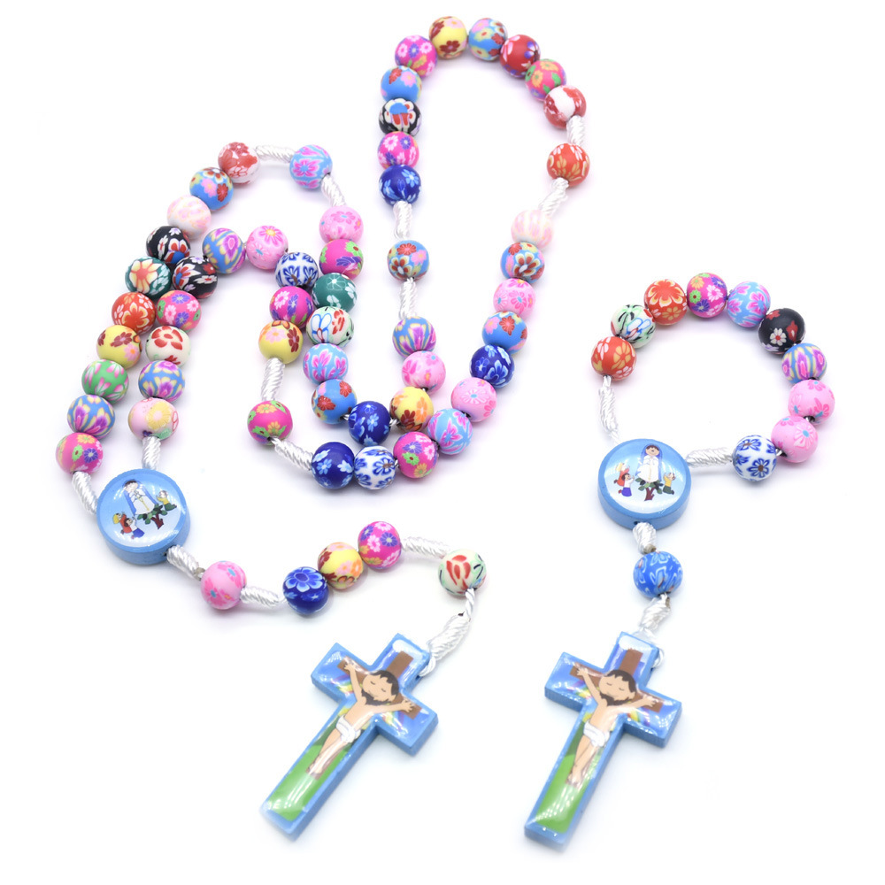 Collana Cattolica Di Perle Del Rosario Perle Bianche Collana Di 605607