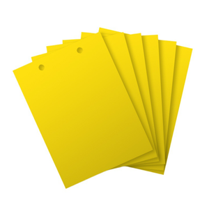 Çift taraflı yapışkan böcek kurulu sarı böcek tuzak kurulu sarı uçan böcek sopa meyve sinek tuzak - Product Image 2