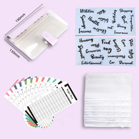 Cahier de reliure en PVC Transparent à feuilles mobiles de haute qualité A7 A6 A5 Logo personnalisé planificateur souple Journal bloc-notes pour fille femmes
