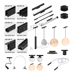 Éclairage de <span class=keywords><strong>magasin</strong></span> et de salle d'exposition : <span class=keywords><strong>Rail</strong></span> magnétique encastré, Luminaires LED magnétiques sur <span class=keywords><strong>rail</strong></span>, <span class=keywords><strong>Rail</strong></span> magnétique LED extrêmement étroit de 5 mm - Product Image 4