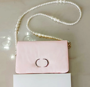 Nueva bolsa de almacenamiento de cosméticos rosa con tapa abatible - bolsa de maquillaje suave - organizador de baño - bolso de hombro individual - Product Image 1