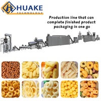 Ligne de production de snacks soufflés à base de maïs en promotion – Machine extrudeuse de snacks soufflés au maïs – Machine de fabrication de snacks