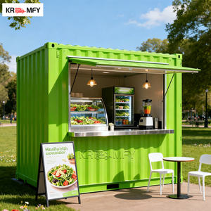 Kiosque de café pliable en fibre de verre préfabriqué en Chine, restaurant extensible, conteneur de café, bar, snack, chips à vendre - Product Image 2