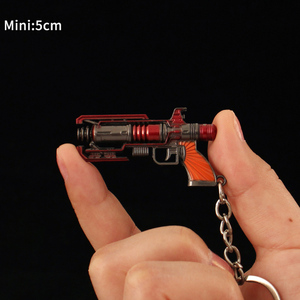Jordaan Valorant porte-clés en métal Jeux <span class=keywords><strong>dragon</strong></span> porte-clés killjoy court pistolet modèle jouets vacances cadeau porte-clés noël - Product Image 4