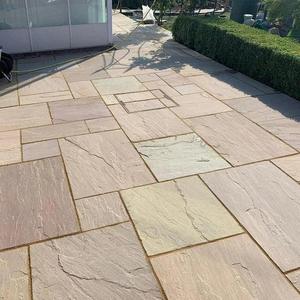 Excellent Quality Honed Natural Sandstone Tiles for Exterior Use Minimalist Design <b>Paving</b> Slabs from Manufacturer - Product Image 5
