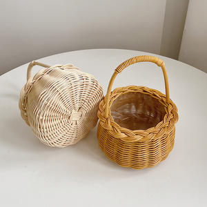 Panier à fleurs rond en dentelle miniature, étanche, design artisanal, vente en <span class=keywords><strong>gros</strong></span> - Product Image 4