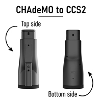 Adaptateur CCS2 Adaptateur Chademo vers CCS2 Chargeur rapide EV 1000v/150A Connecteur adaptateur CHAdeMO vers CCS2