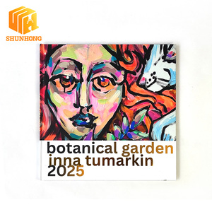 Impresión de Libros de Arte con Tapa Dura Personalizada y Estampado en Lámina Dorada para Portafolio de Exposiciones de Artistas - Product Image 1