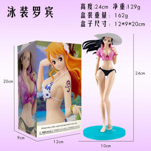 Maillots de bain une pièce Nami 23CM Nico Robin 24CM Nefertari <span class=keywords><strong>Vivi</strong></span> 22CM Shirahoshi 19CM Figurines d'action en PVC Jouets - Product Image 5