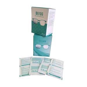 Lunettes pour écrans de téléphone, accessoires de protection contre le <span class=keywords><strong>brouillard</strong></span> Portable, lentille de verre, chiffon de nettoyage humide en microfibre - Product Image 2