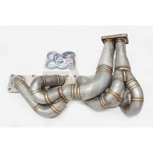 TM hiệu suất SS304 B * W N54 N55 <span class=keywords><strong>335i</strong></span> 135i 535i đơn Turbo ống xả đa tạp T4 chia đôi - Product Image 2