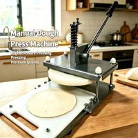 Presse à pâte manuelle en acier inoxydable 304 de 22 cm, 25 cm, 30 cm pour gâteaux, chapatis et tartes, idéale pour les commerces alimentaires et les restaurants