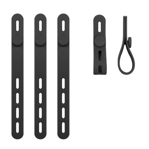 Anpassbare Flexible Silikon-Kabelorganisatoren Verstellbare Wiederverwendbare Gummi-Kabelbinder für Kabelmanagement - Product Image 6