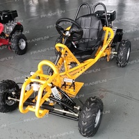 Voiture à pédales pour adultes FRANFUN, suspension confortable, karting, transmission à embrayage humide 270cc, buggy des dunes