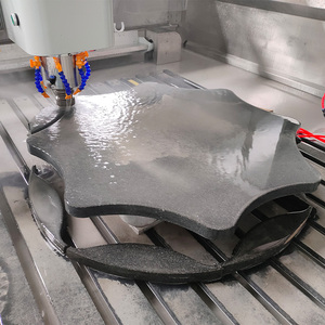 Machine de traitement CNC 3 axes pour comptoirs en quartz et pierre de cuisine et salle de bain, pour le profilage des bords d'évier - Product Image 6