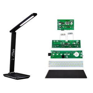 Lámpara de Escritorio Moderna para el Cuidado de los Ojos OKYN-G5253 con Pantalla LCD, Control Táctil y Múltiples Modos de Iluminación para Trabajo en Estudio y Escritorio de Juegos - Product Image 2